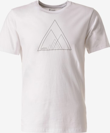 Lakeville Mountain T-Shirt 'Sino' in Weiß: predná strana