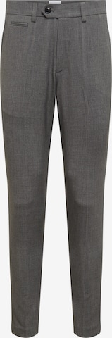 Slimfit Pantaloni con piega frontale 'Club pants' di Lindbergh in grigio: frontale