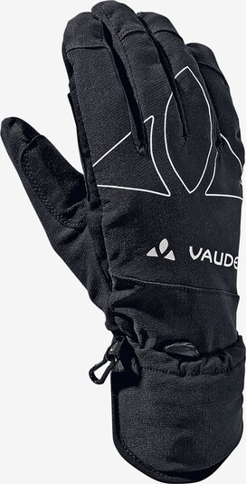 VAUDE Sporthandschoenen 'La Varella' in de kleur Zwart / Wit, Productweergave
