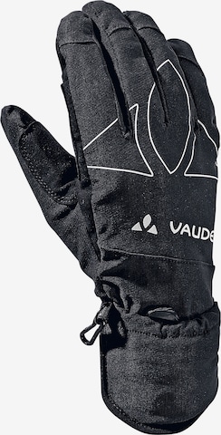 VAUDE Athletic Gloves 'La Varella' in Black: front