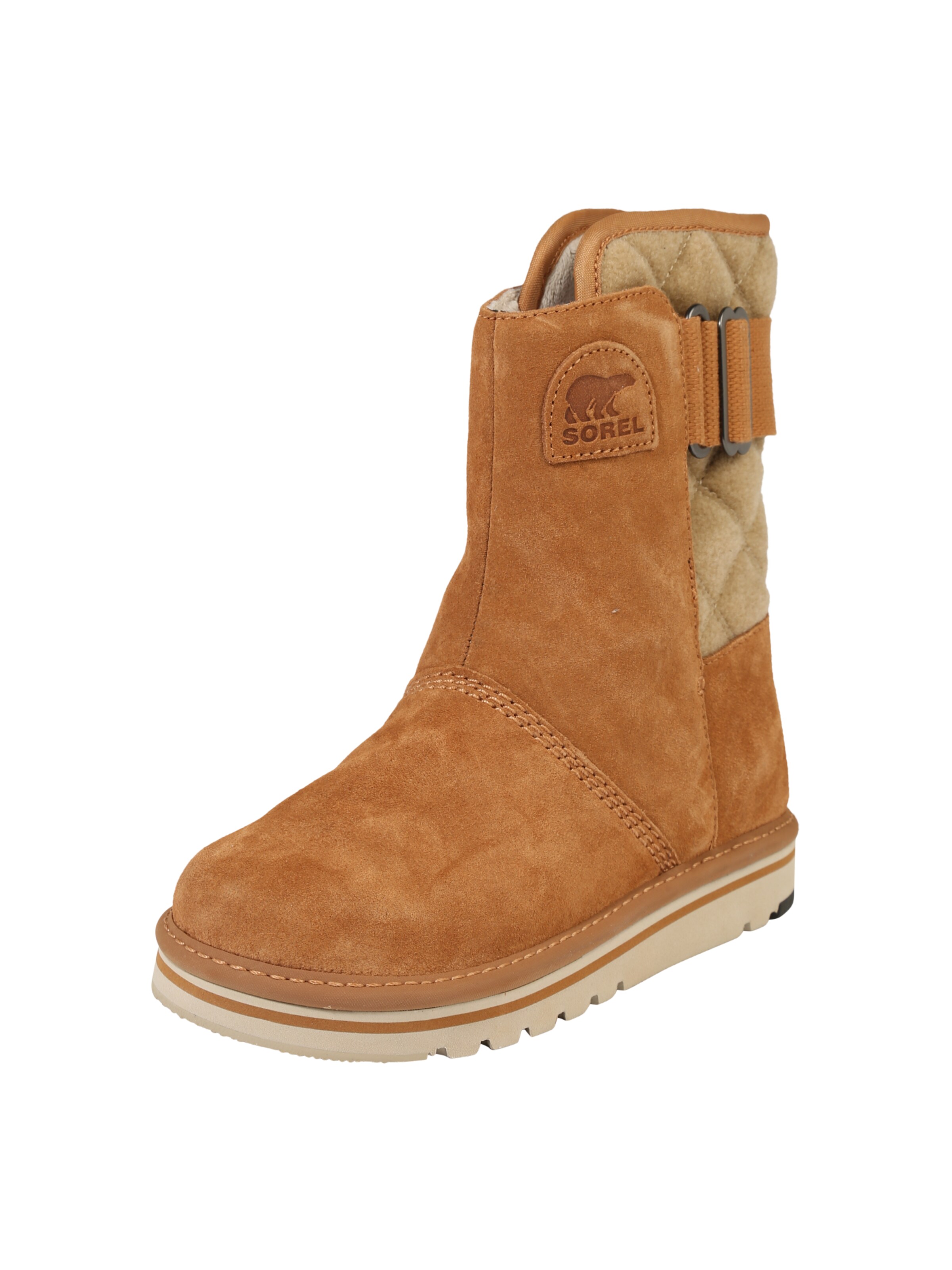 SOREL - Snowboots 'Newbie' in de kleur Beige
