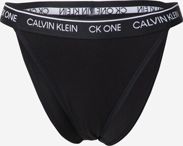 Calvin Klein Underwear Szabványos Slip - fekete: elől