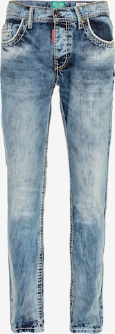 CIPO & BAXX Slimfit Jeans in Blauw: voorkant