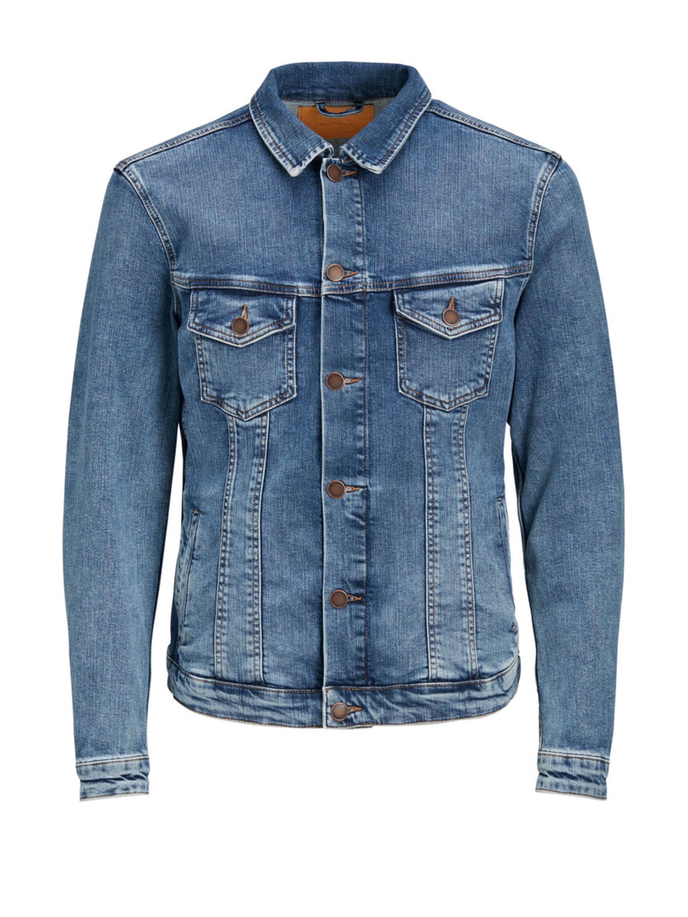 JACK & JONES - Tussenjas 'JJIALVIN JJJACKET CR 043' in de kleur Blauw denim