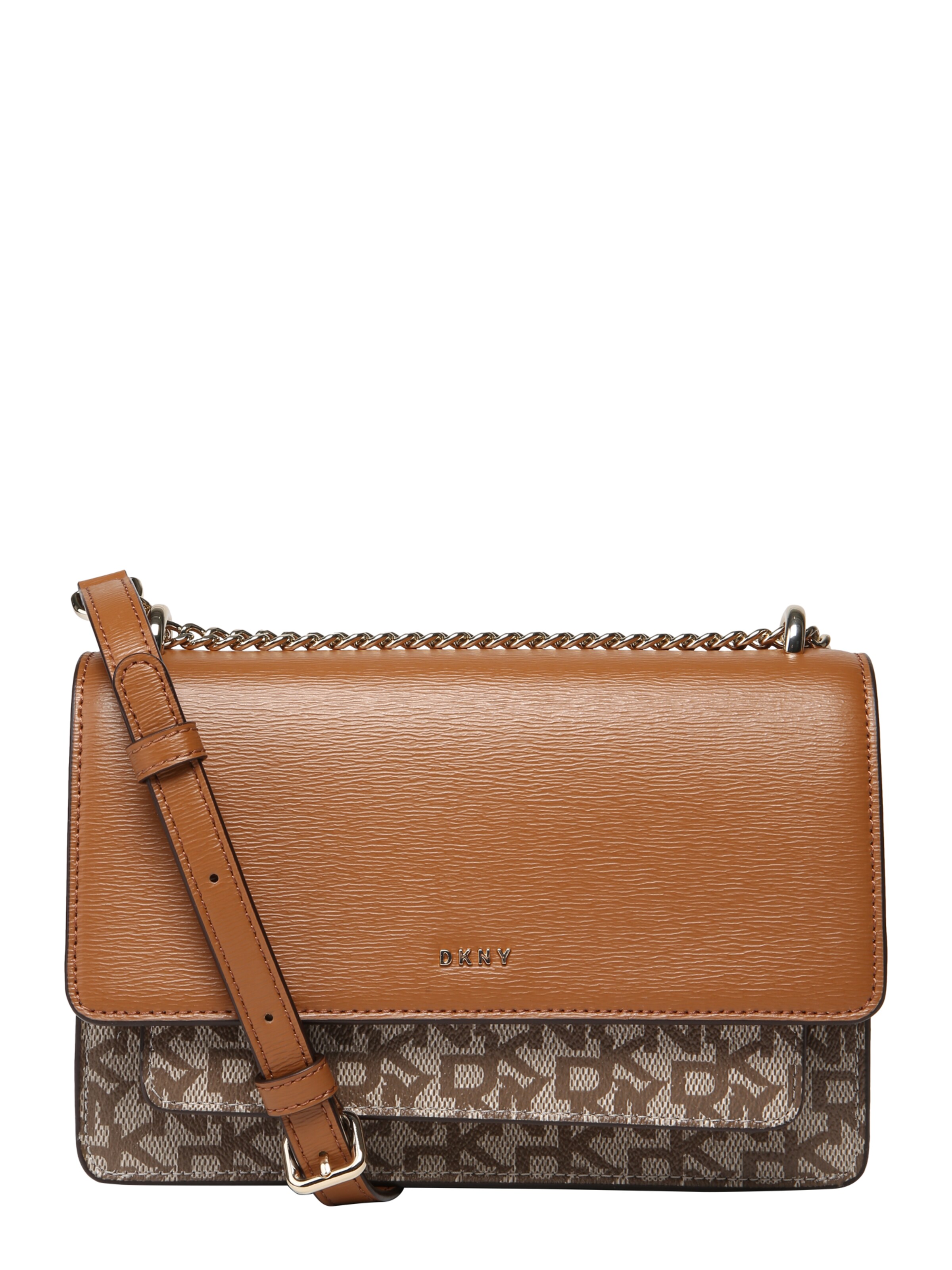 DKNY - Schoudertas 'BRYANT-SM CHAIN FLP' in de kleur Beige