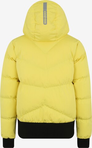 Veste outdoor CHIEMSEE en jaune : derrière