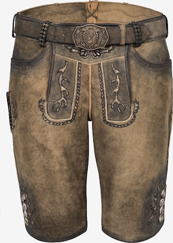 SPIETH & WENSKY Regular Traditional Pants 'Gonzales' in Grey: front