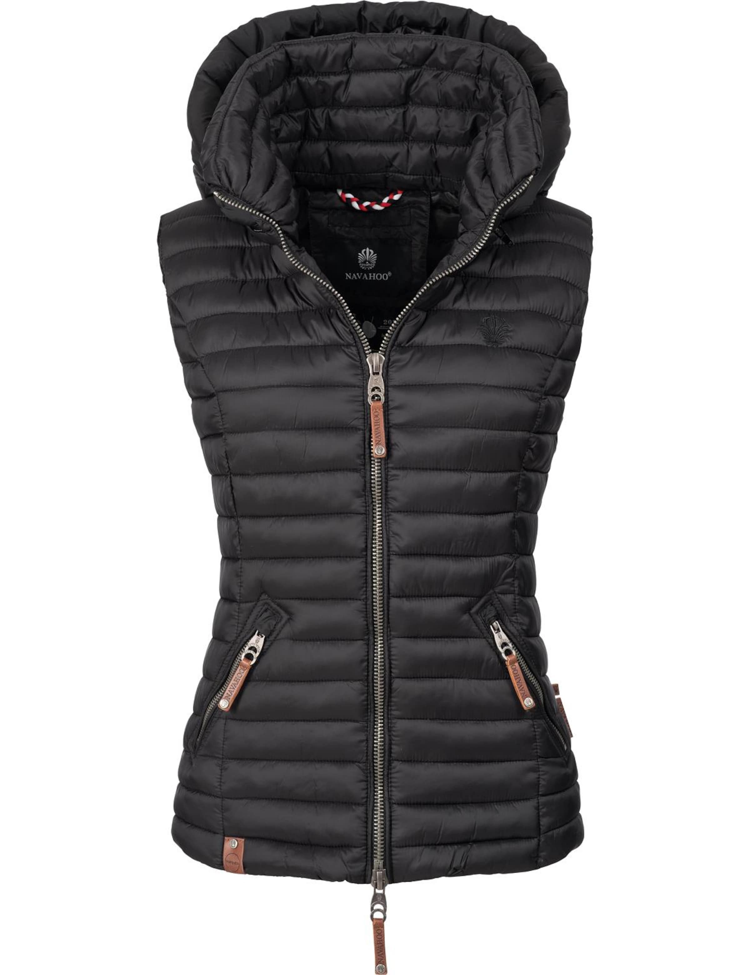 NAVAHOO Vest 'Shadaa' i sort: forside