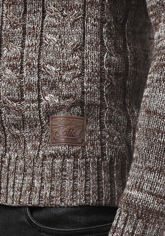 Pull-over 'Philemon' !Solid en marron