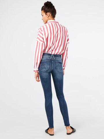 Skinny Jean G-Star RAW en bleu : derrière