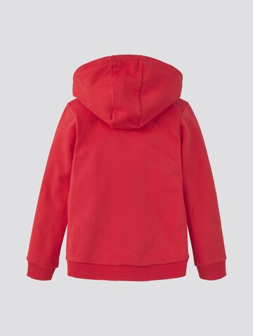 TOM TAILOR Sweatjacke in Rot