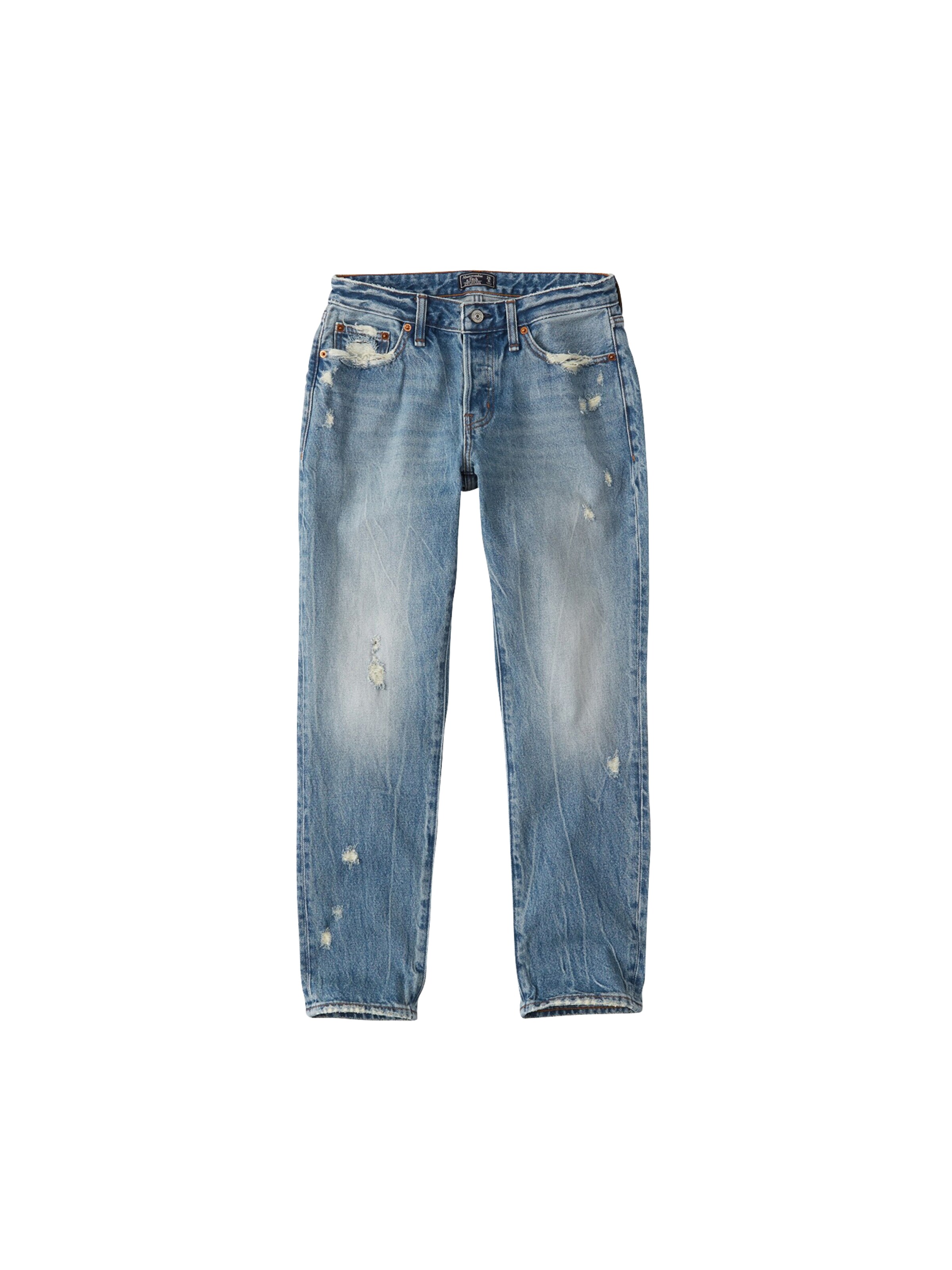 Abercrombie & Fitch - Jeans in de kleur Blauw denim