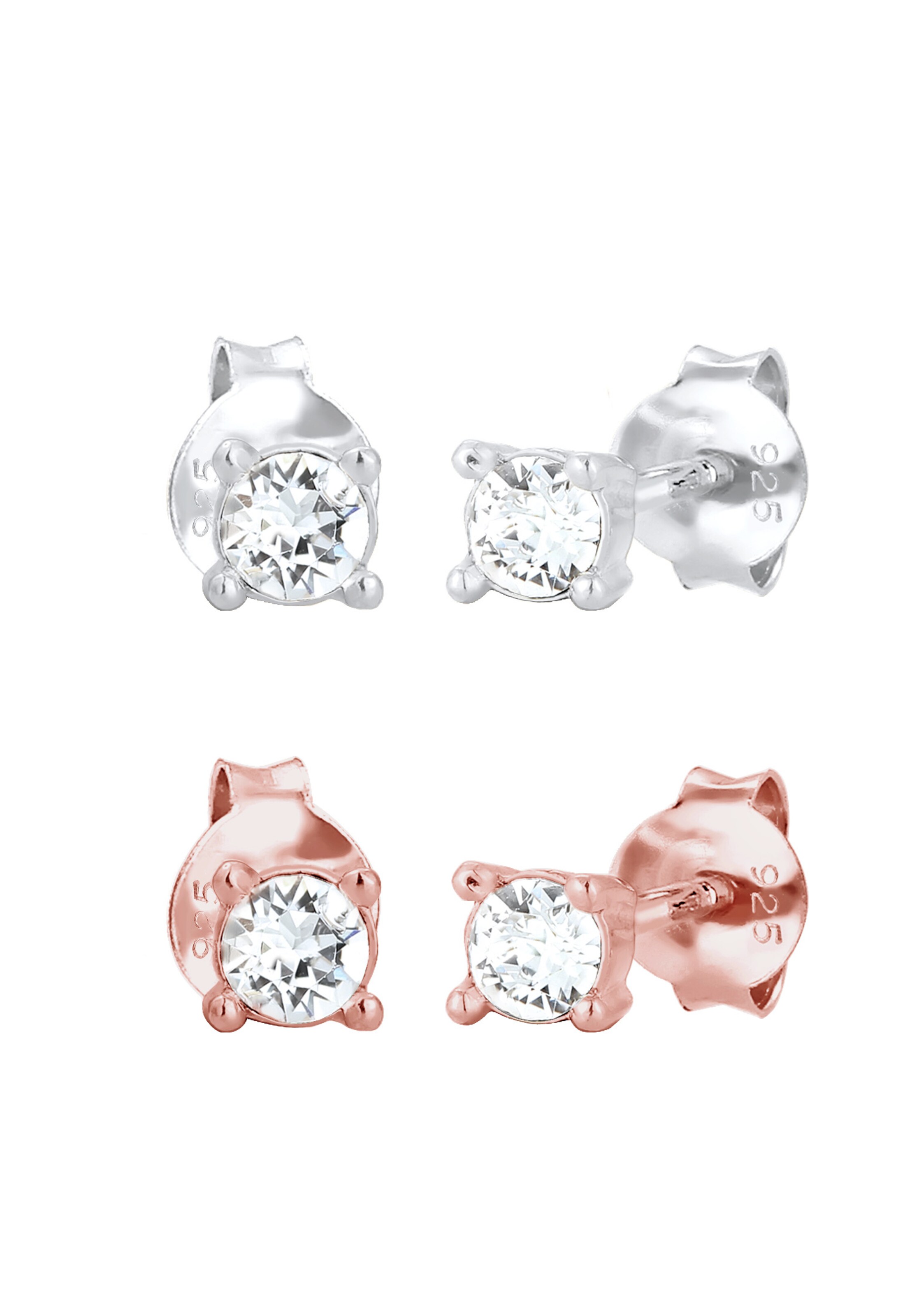 ELLI Earrings 'Kristall' in Gold