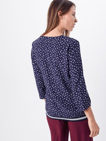 s.Oliver Blouse in Blue: back