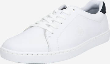 Rieker Platform trainers in White: front