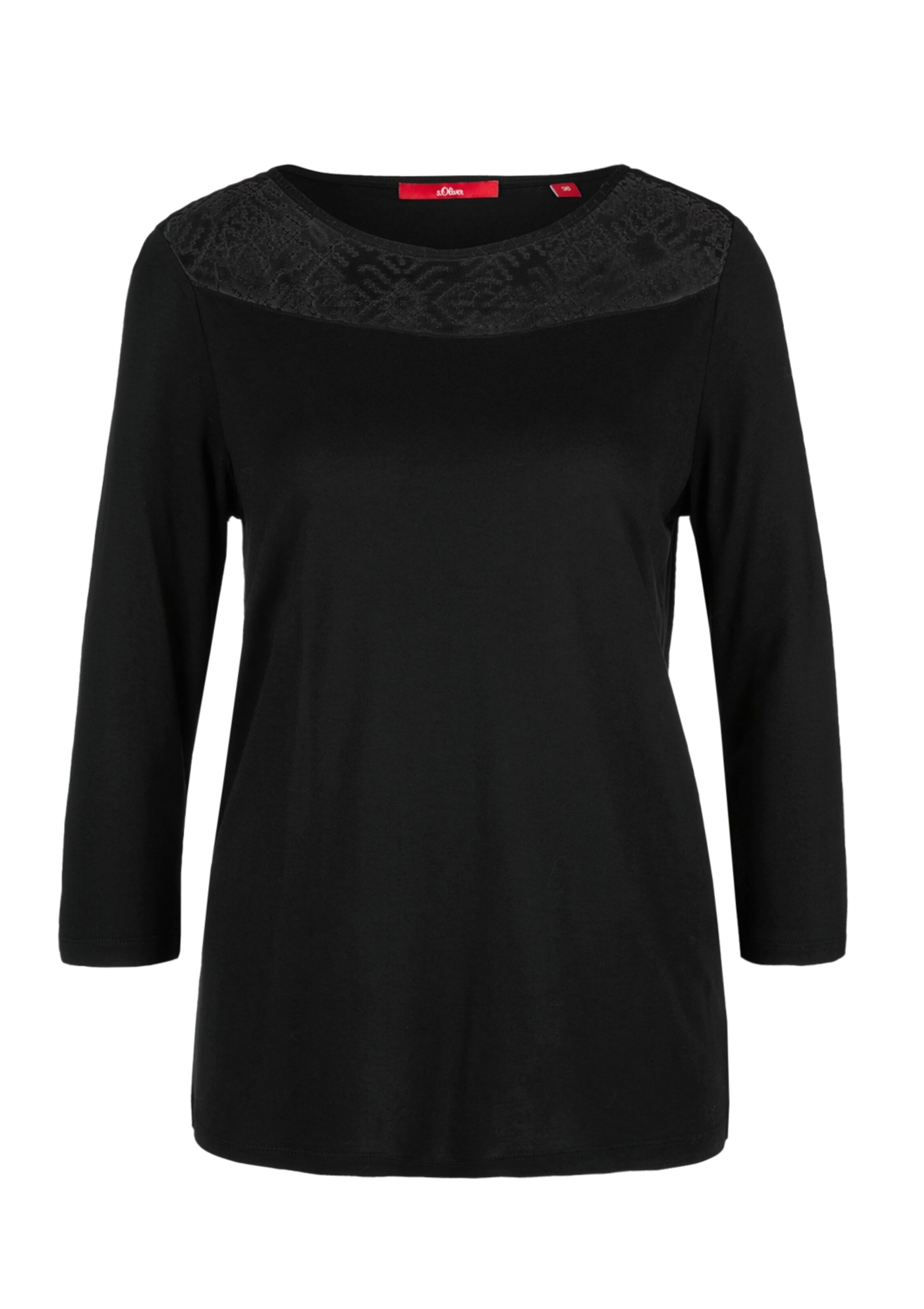 s.Oliver - Shirt in de kleur Zwart