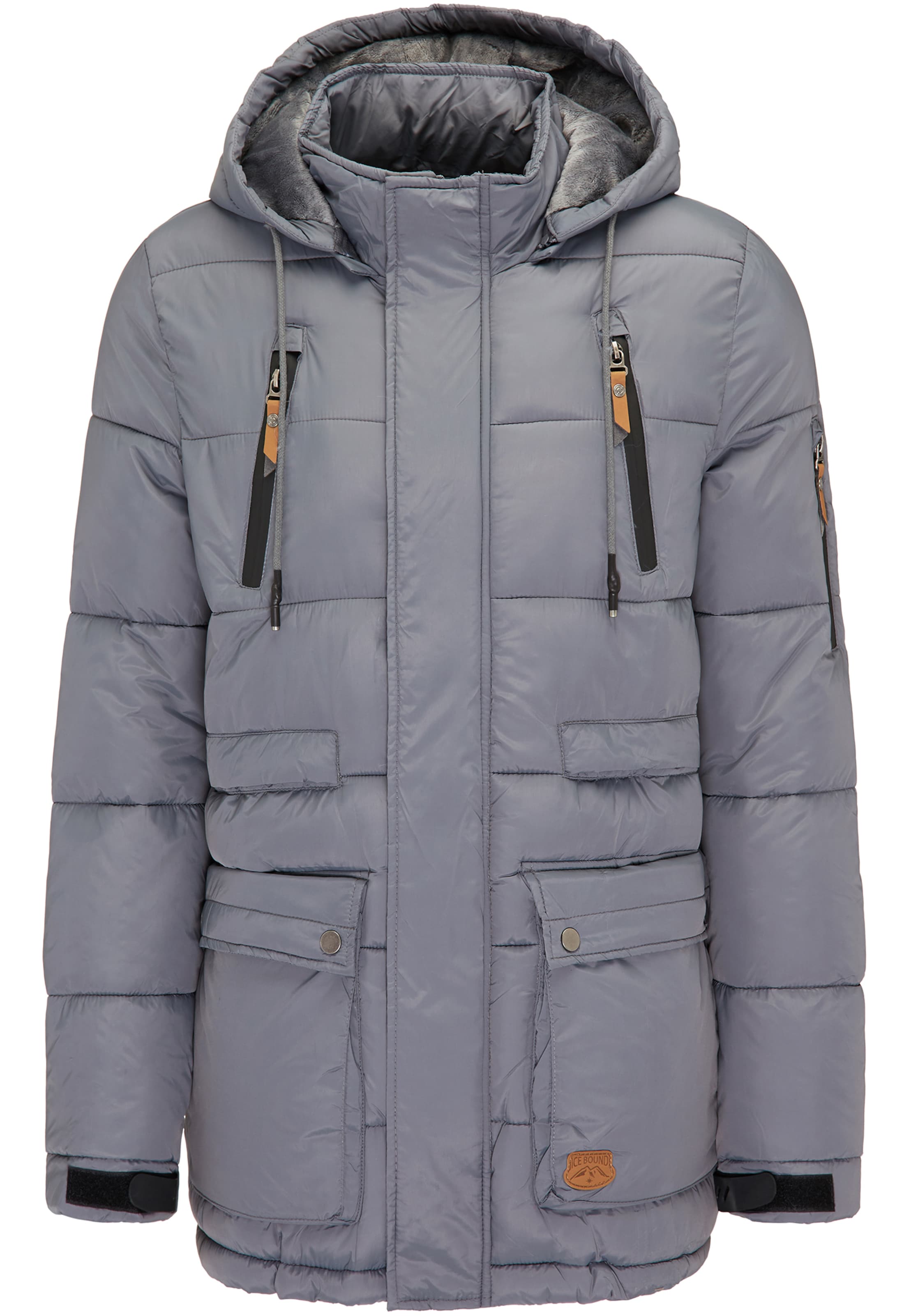 ICEBOUND - Winterparka in de kleur Grijs