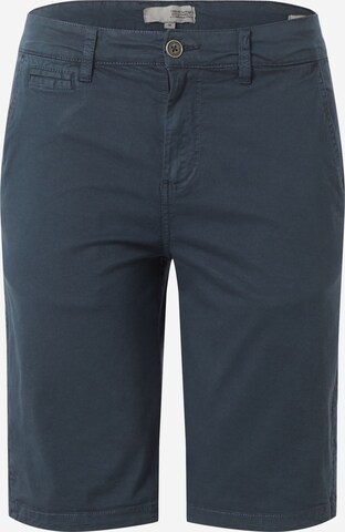 !Solid Regular Chino 'Ron' in Blauw: voorkant