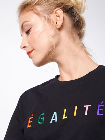 Merchcode Shirt 'Égalite' in Zwart