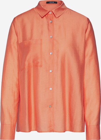 OPUS Blouse 'Famana' in Oranje: voorkant