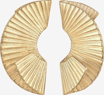 ELLI PREMIUM Earrings 'Organic' in Gold: front