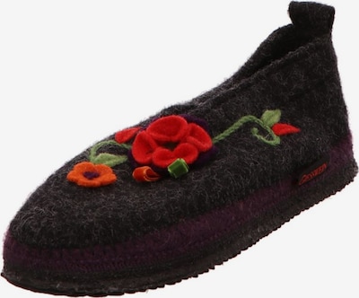GIESSWEIN Slippers in Anthracite / Green / Red, Item view