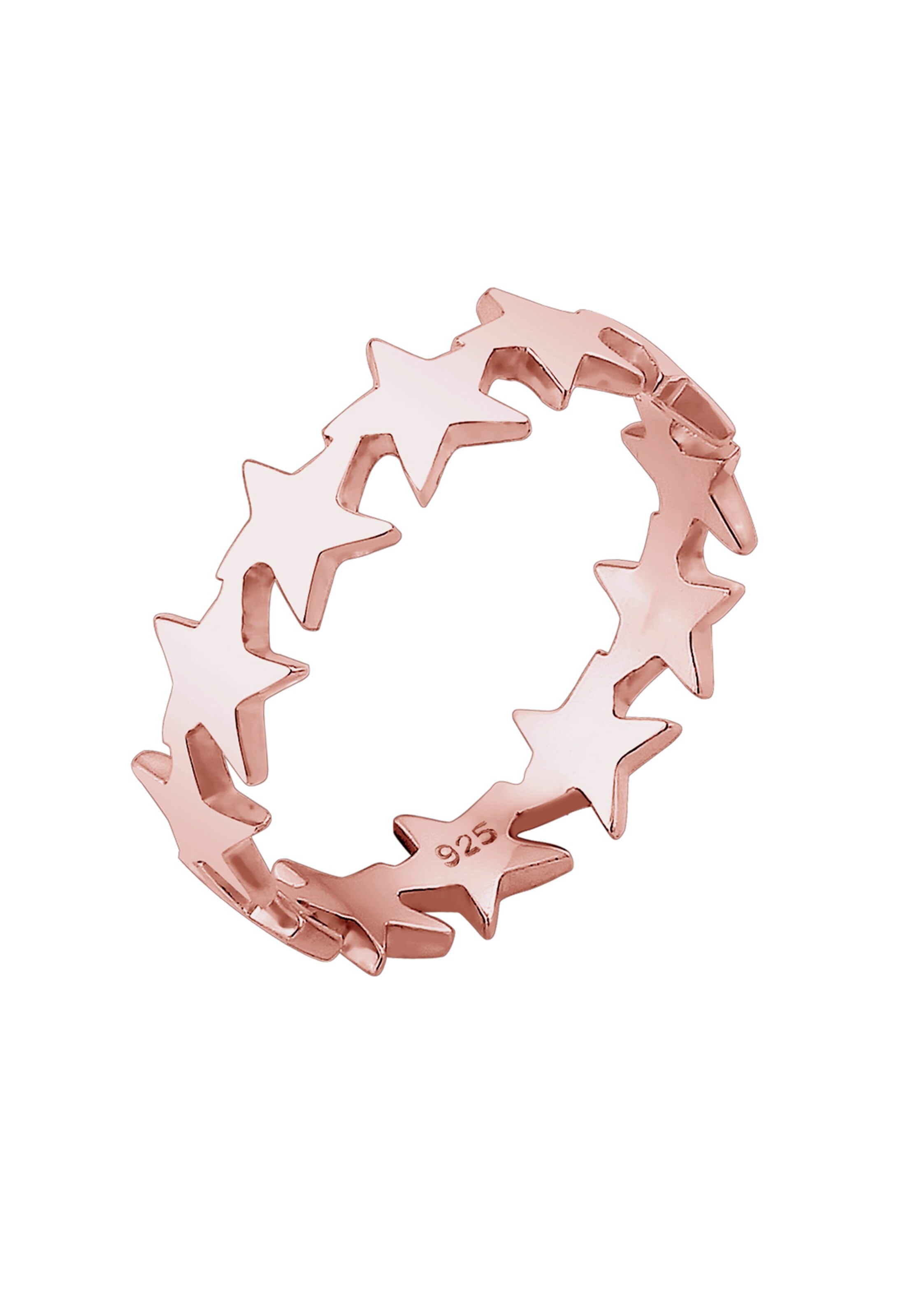 ELLI Ring 'Astro' in Goud: voorkant