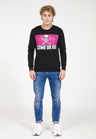 PLUS EIGHTEEN Sweatshirt in Zwart