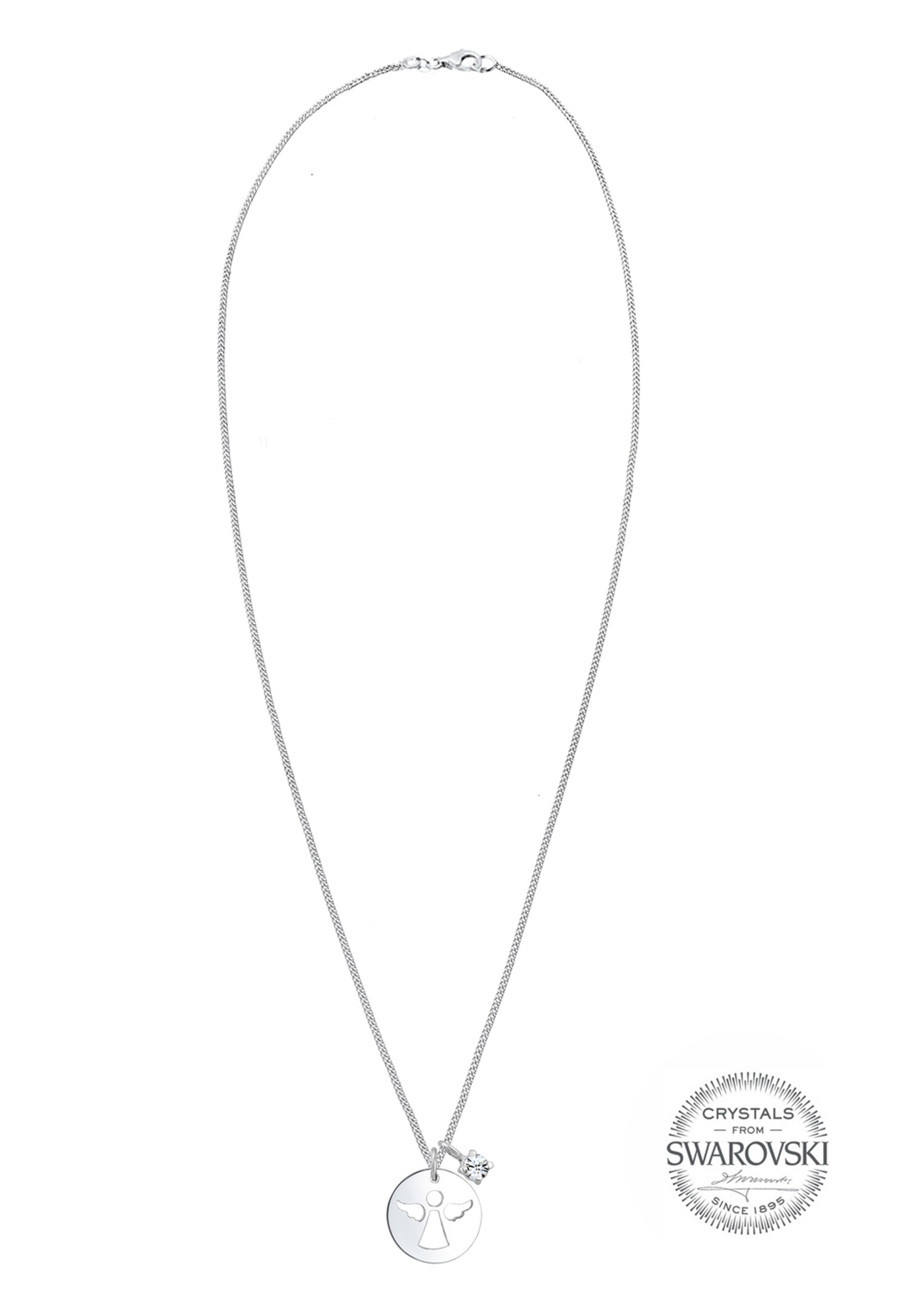 ELLI Ketting 'Engel' in Zilver