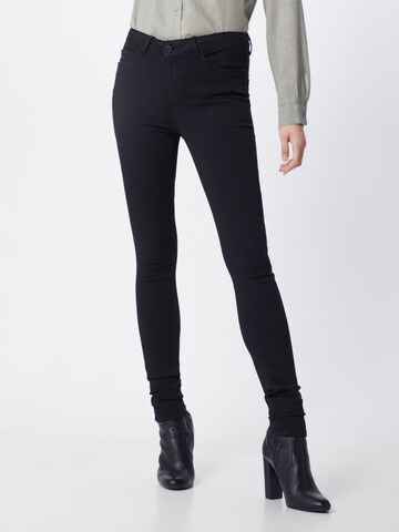 Skinny Jeans de la Noisy may pe negru: față