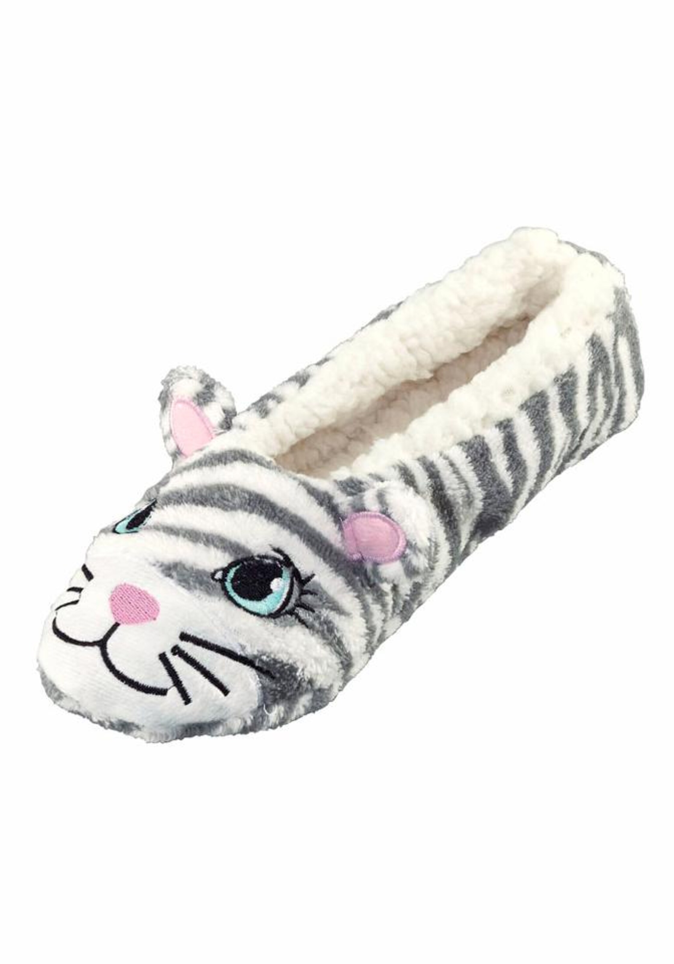 Apollo Hausschuhe in Grau: Vorderseite