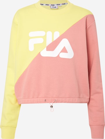 Sweat-shirt 'BANJI' FILA en jaune : devant