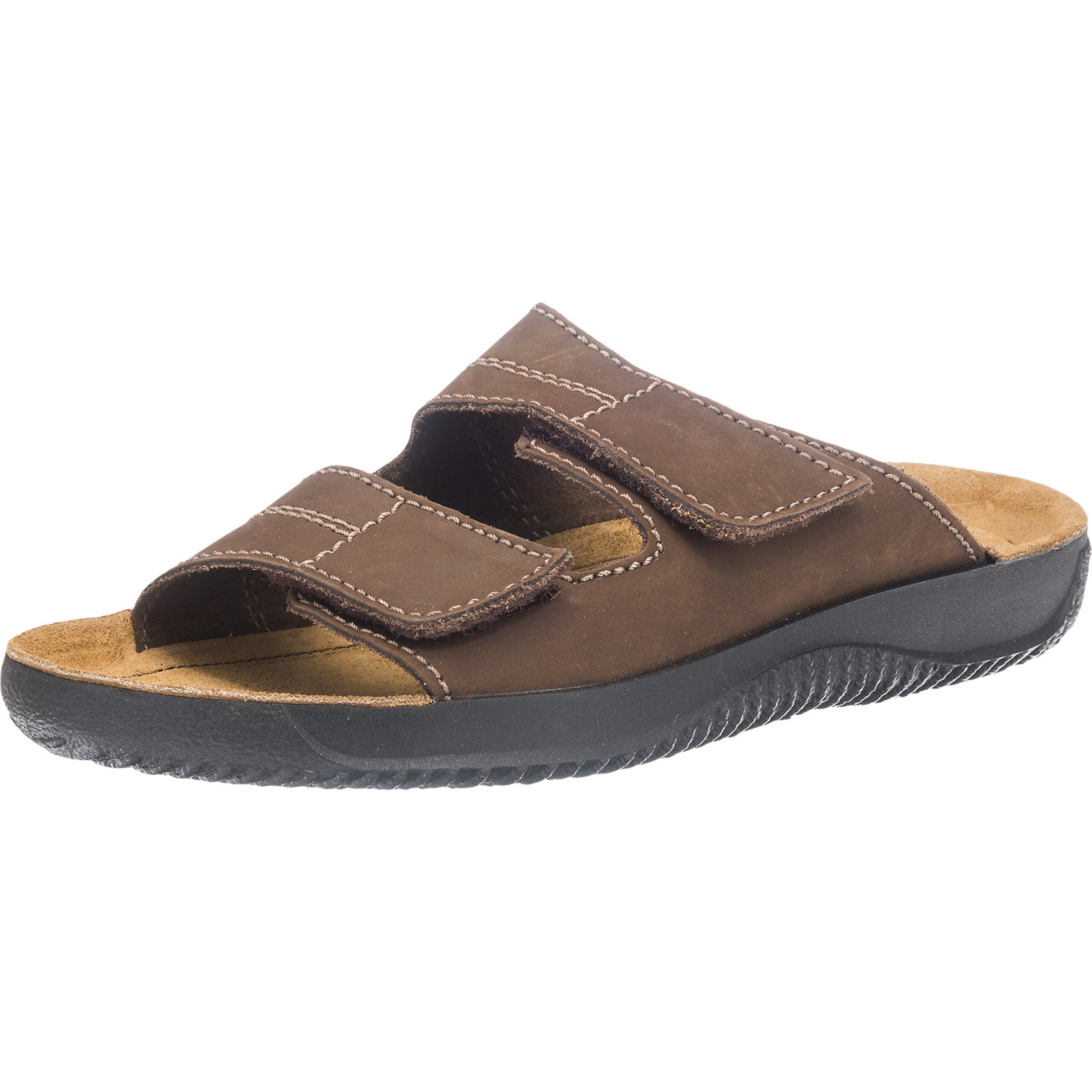 ROHDE Mules 'Soltau-H' in Brown: front
