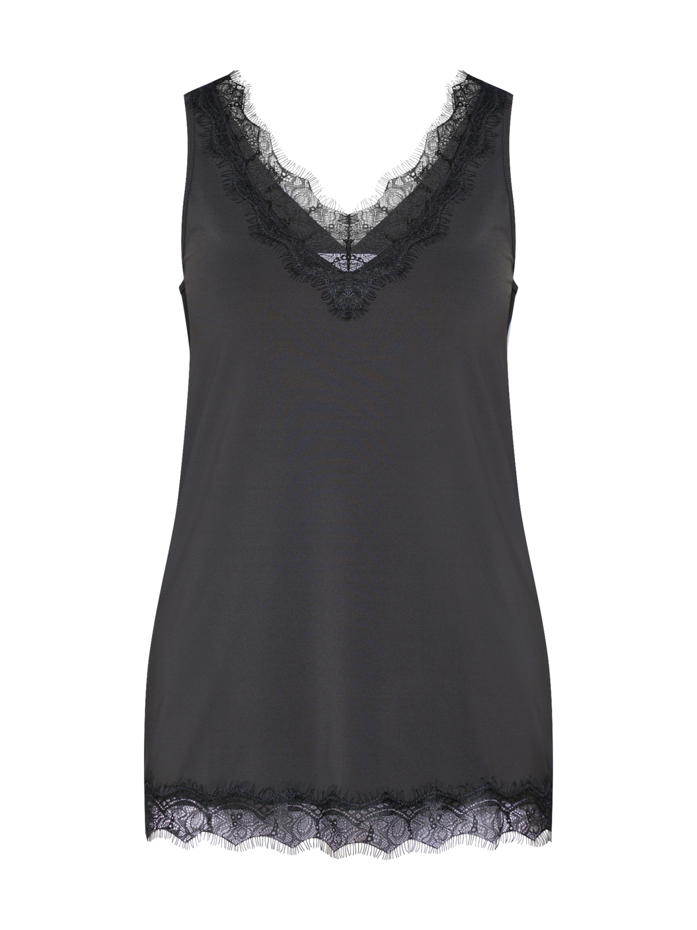 rosemunde - Top in de kleur Donkergrijs