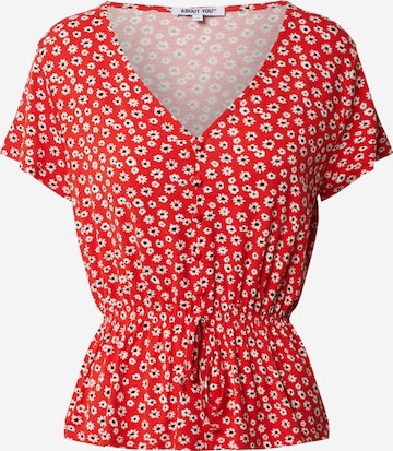 ABOUT YOU Blouse 'Melika' in Red: front