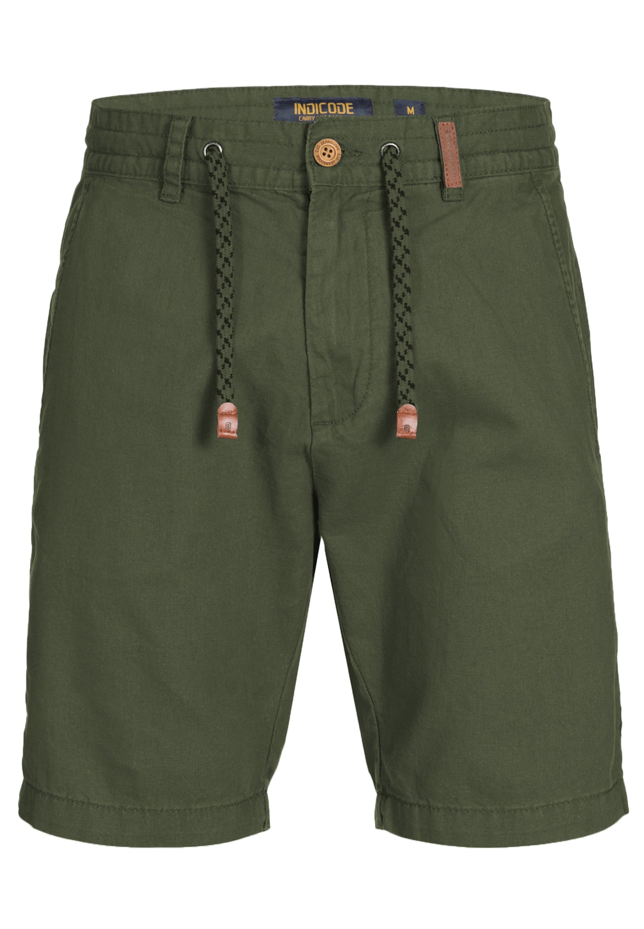 INDICODE JEANS Pants 'Bowmanville' in Green: front