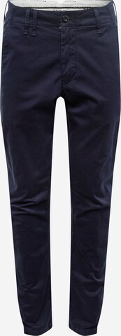 G-Star RAW - Pantalón chino 'Vetar slim' en azul: frente