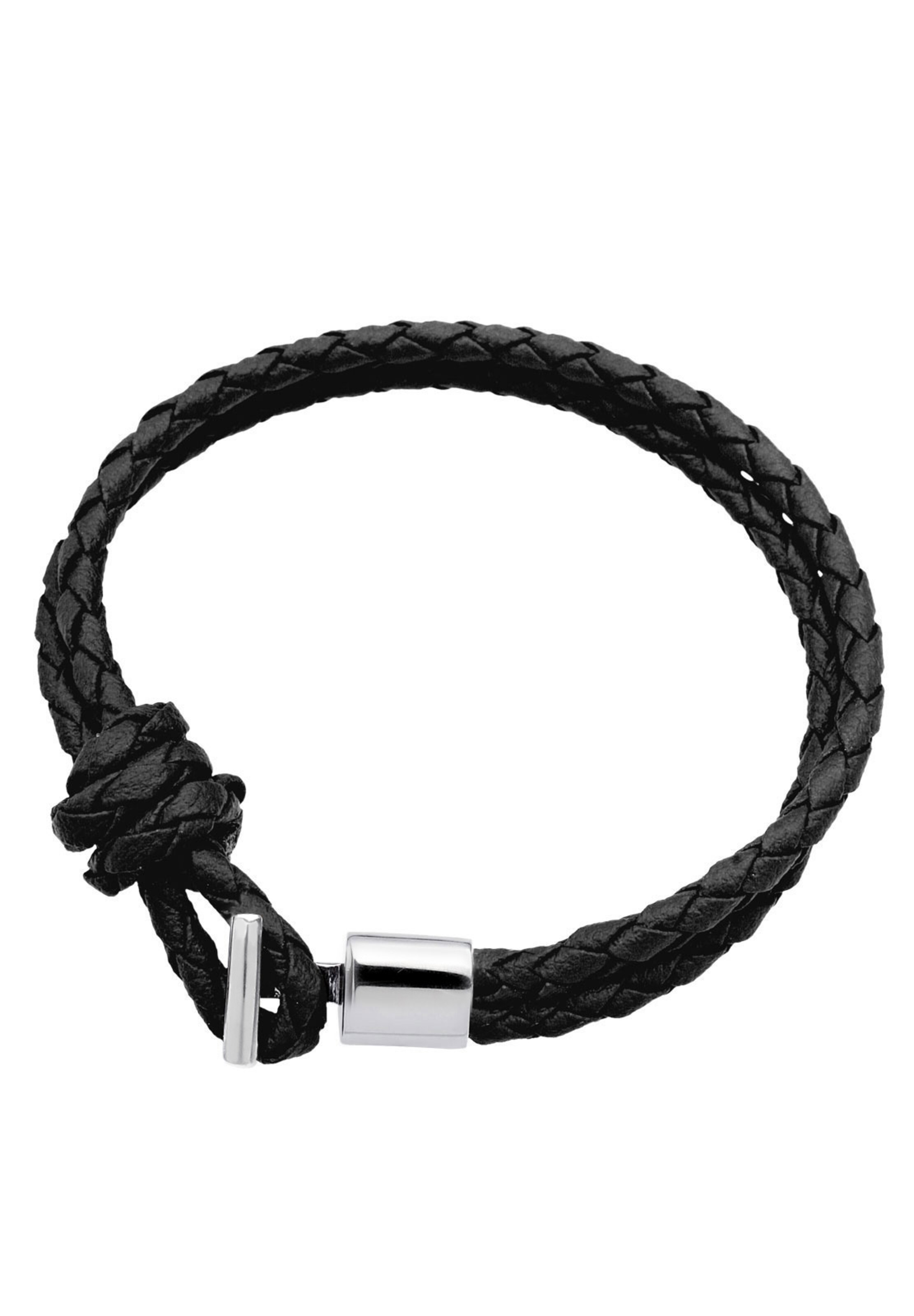 KUZZOI Armband 'Haken' in Zwart