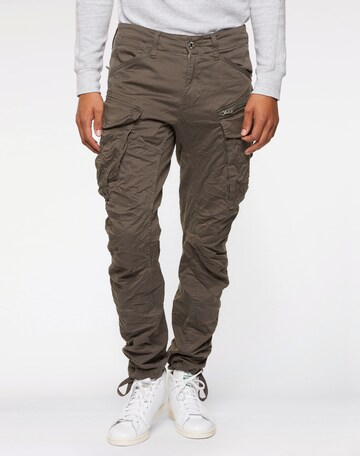 G-Star RAW Tapered Cargobroek 'Rovic 3D' in Groen: voorkant