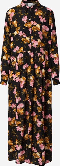 ICHI Robe-chemise en mélange de couleurs / noir, Vue avec produit