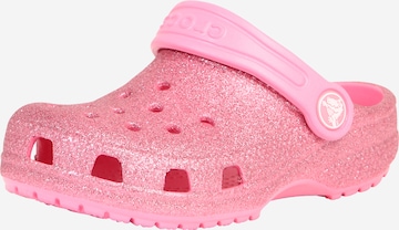 Crocs Åpne sko i rosa: forside