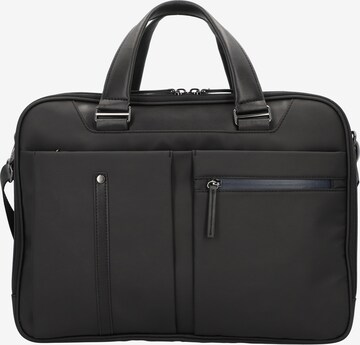 D&N Document Bag 'Basic Line' in Black: front