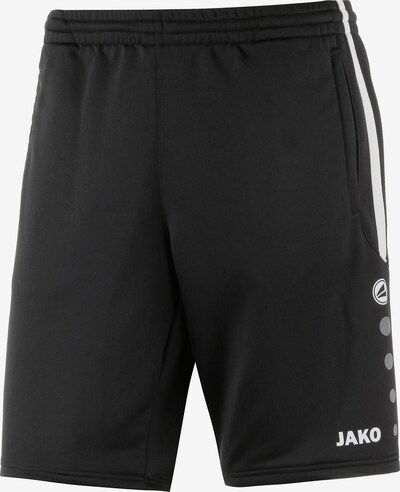 JAKO Sportbroek 'Active 2' in de kleur Donkergrijs / Zwart / Wit, Productweergave