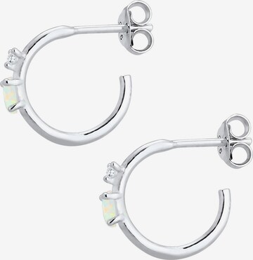 ELLI Earrings 'Opal' in Silver