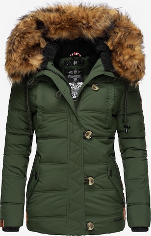 NAVAHOO Winter Jacket 'Zoja' in Green: front