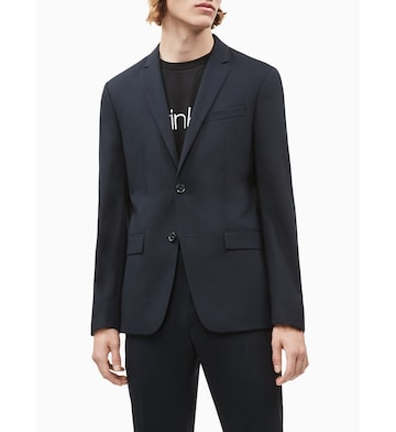 Calvin Klein Slim fit Business-colbert in Blauw