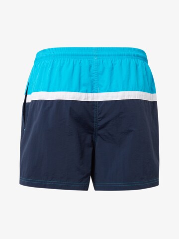 TOM TAILOR Regular Zwemshorts in Blauw