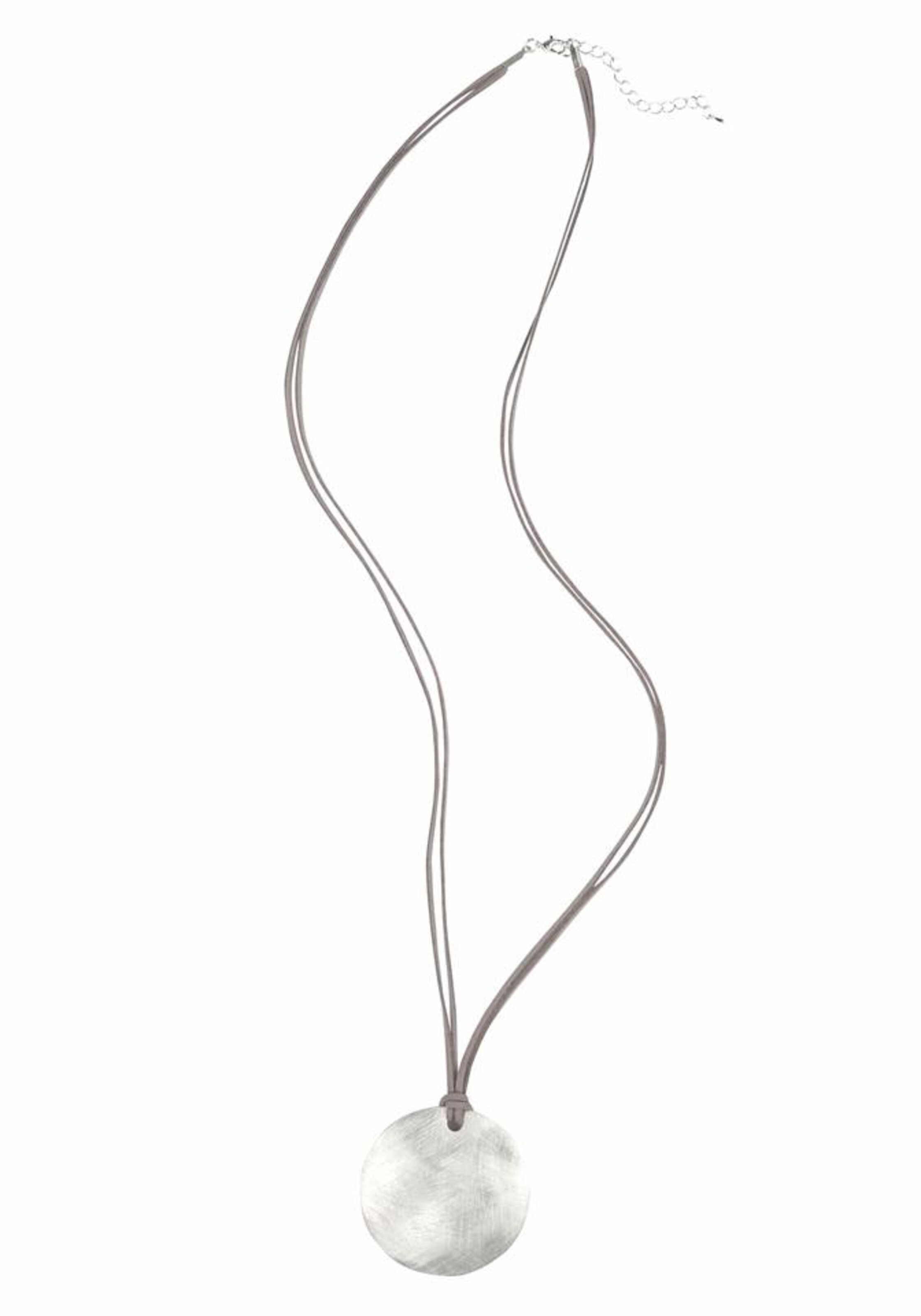 J. Jayz Kette mit Anhänger in Silber: Vorderseite