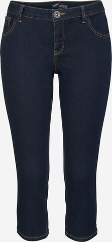 ARIZONA Skinny Caprijeans 'Ultra-Stretch' in Blau: predná strana