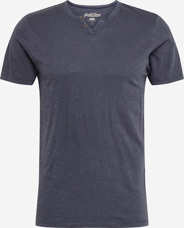 T-Shirt 'Split' JACK & JONES en bleu : devant